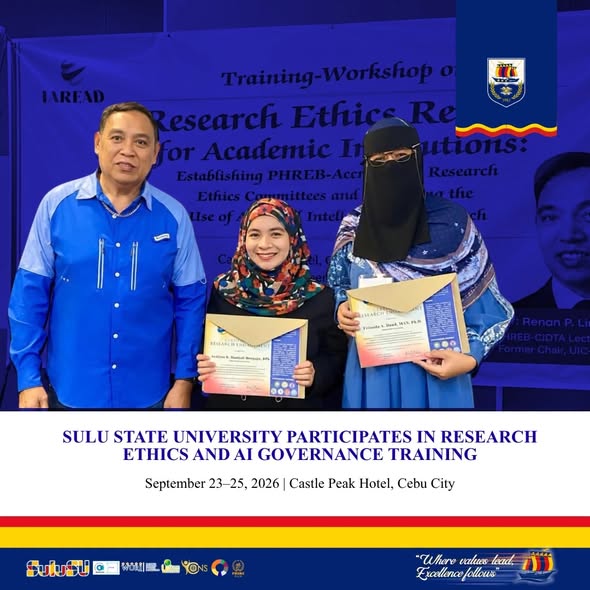 SULU STATE UNIVERSITY PARTICIPATES IN RESEARCH ETHICS AND AI GOVERNANCE TRAINING