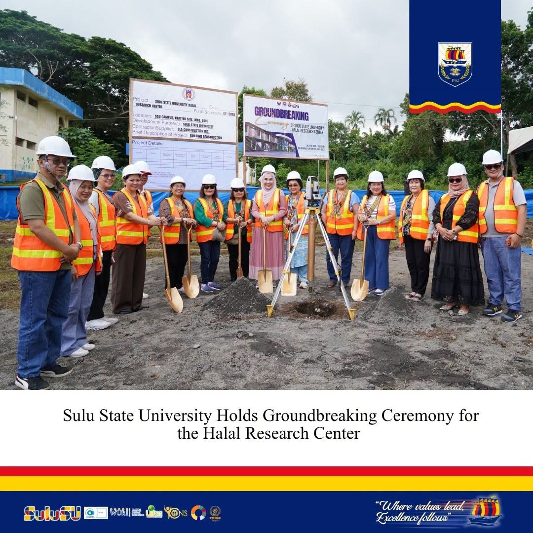 Sulu State University Holds Groundbreaking Ceremony for the Halal Research Center