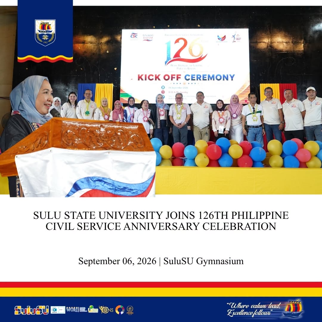 Sulu State University Joins 126th Philippine Civil Service Anniversary Celebration
