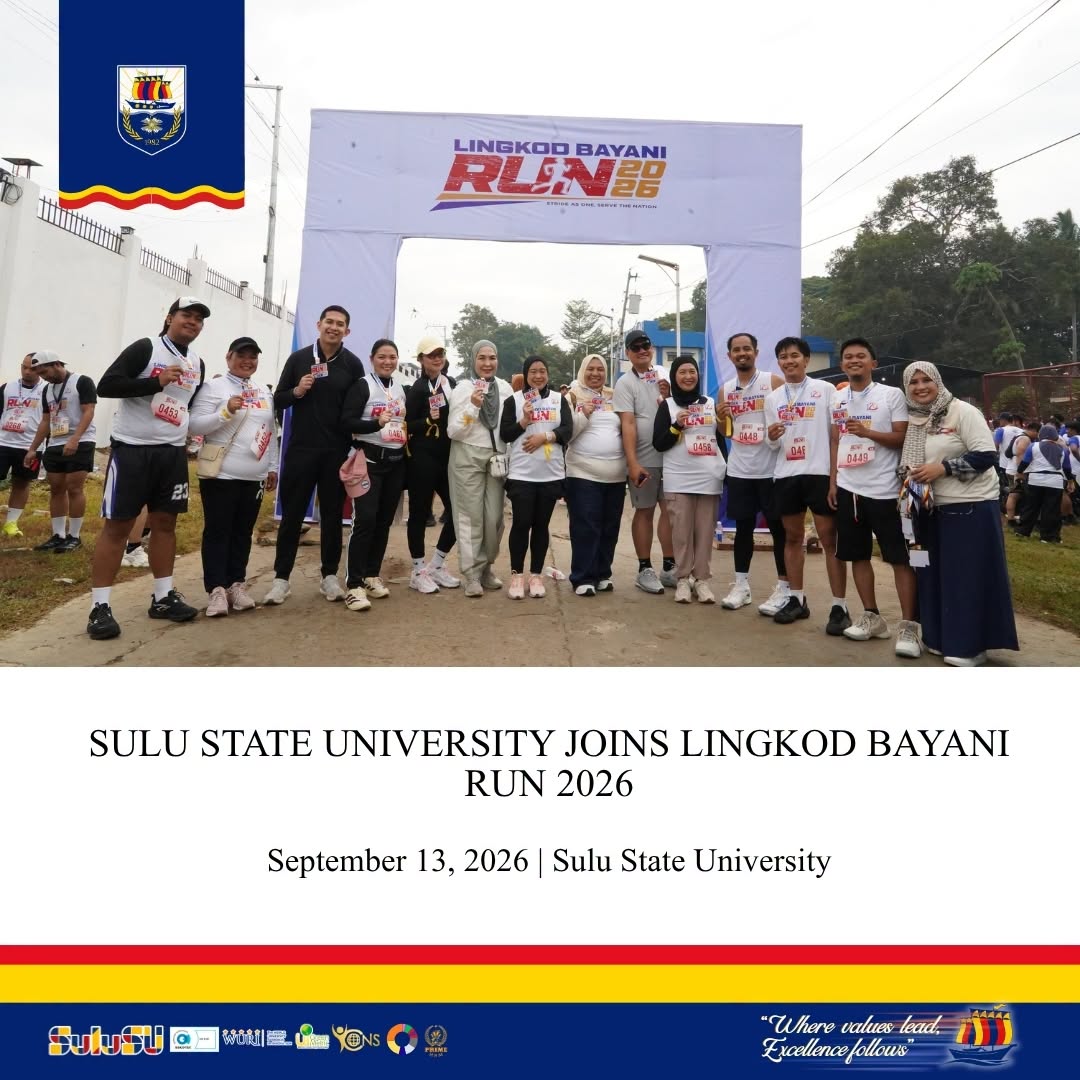 Sulu State University Joins Lingkod Bayani Run 2026