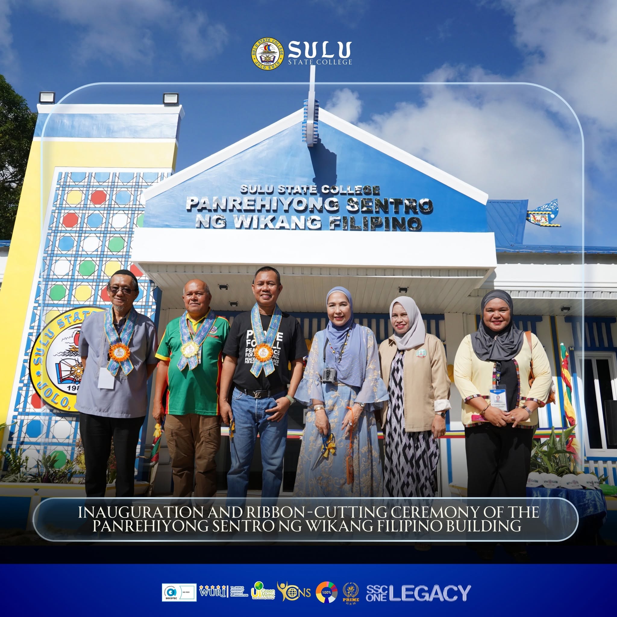 Inauguration and Ribbon-Cutting Ceremony of the Panrehiyong Sentro ng Wikang Filipino Building