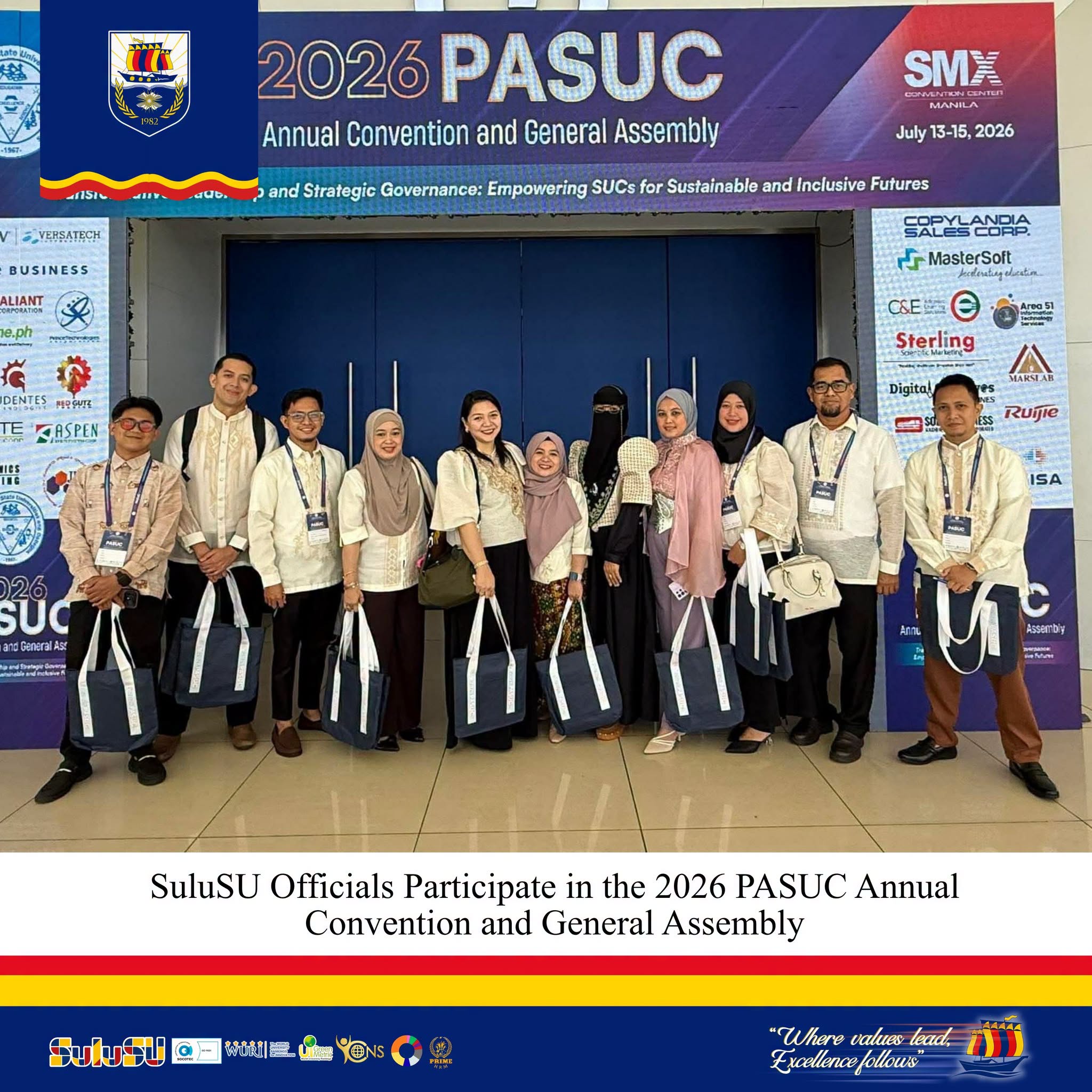 SuluSU Officials Participate in the 2026 PASUC Annual Convention and General Assembly